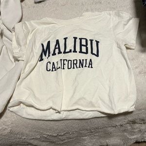 white brandy melville top